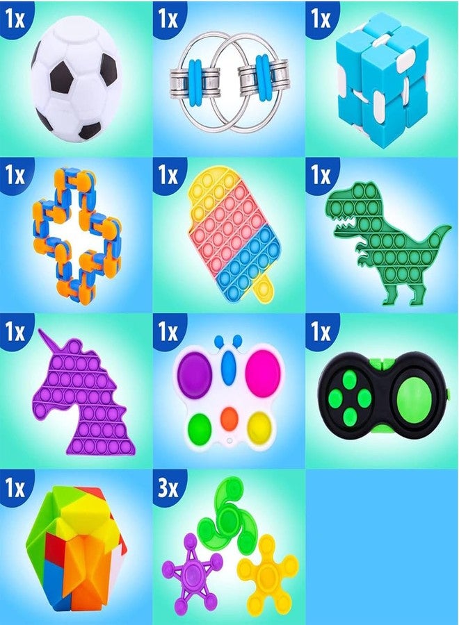 Toyfinity Sensory Fidget Toys Bulk 50 Pcs | Fidgets for Classroom | Party Favors for Kids | Treasure Box Toys for Classroom Prizes | goodie bags stuffers for kids | Gifts for Boys & Girls Ages 2+ Years Old - Image 5